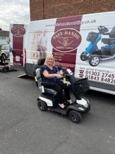Read more about the article Double the freedom for Mrs. Tanner in Aldington! 🛵✨​